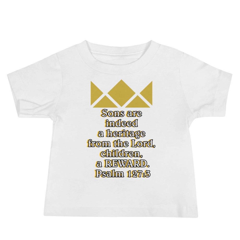 Baby Jersey Short Sleeve Tee- Psalm 127:3