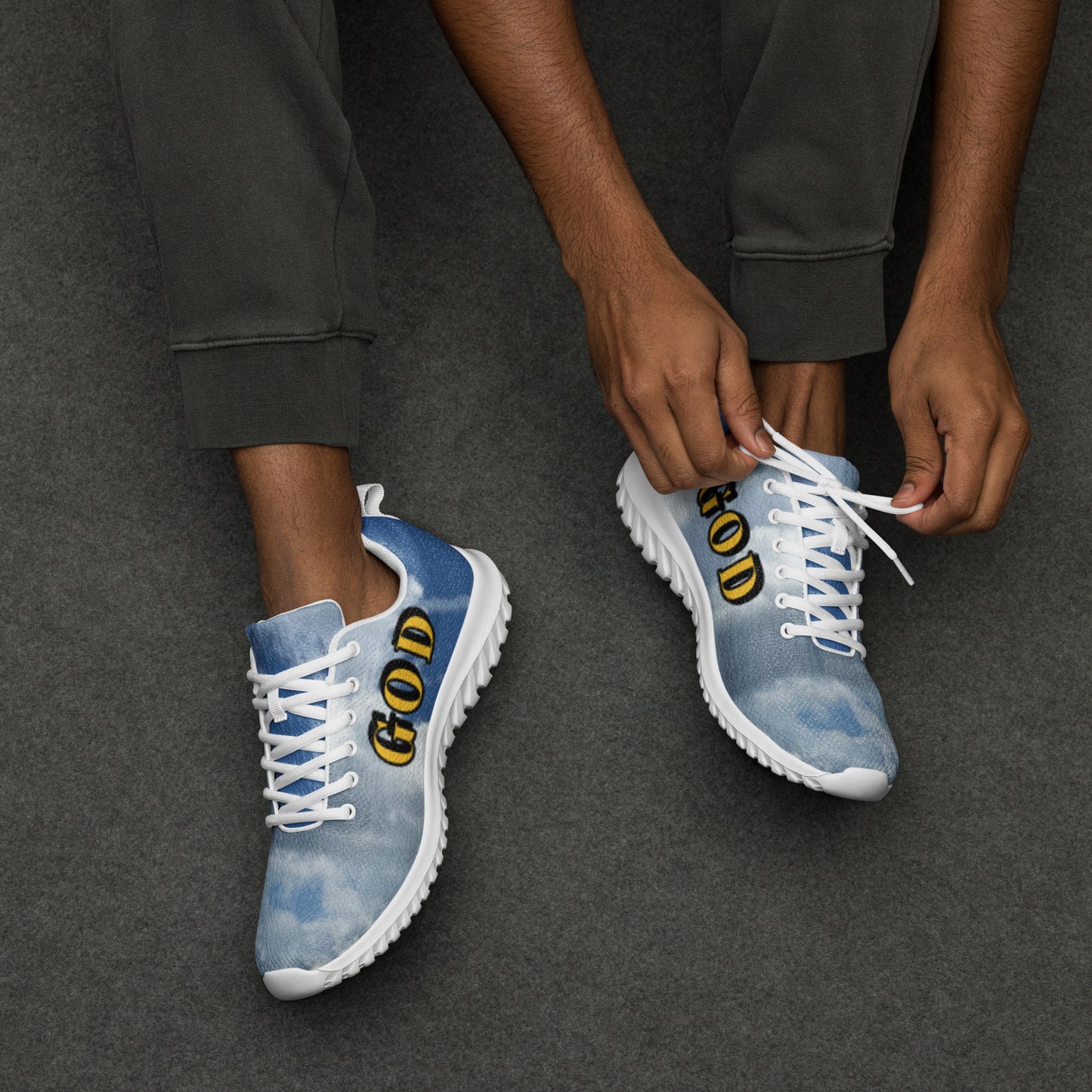 But God Custom Men’s athletic shoes