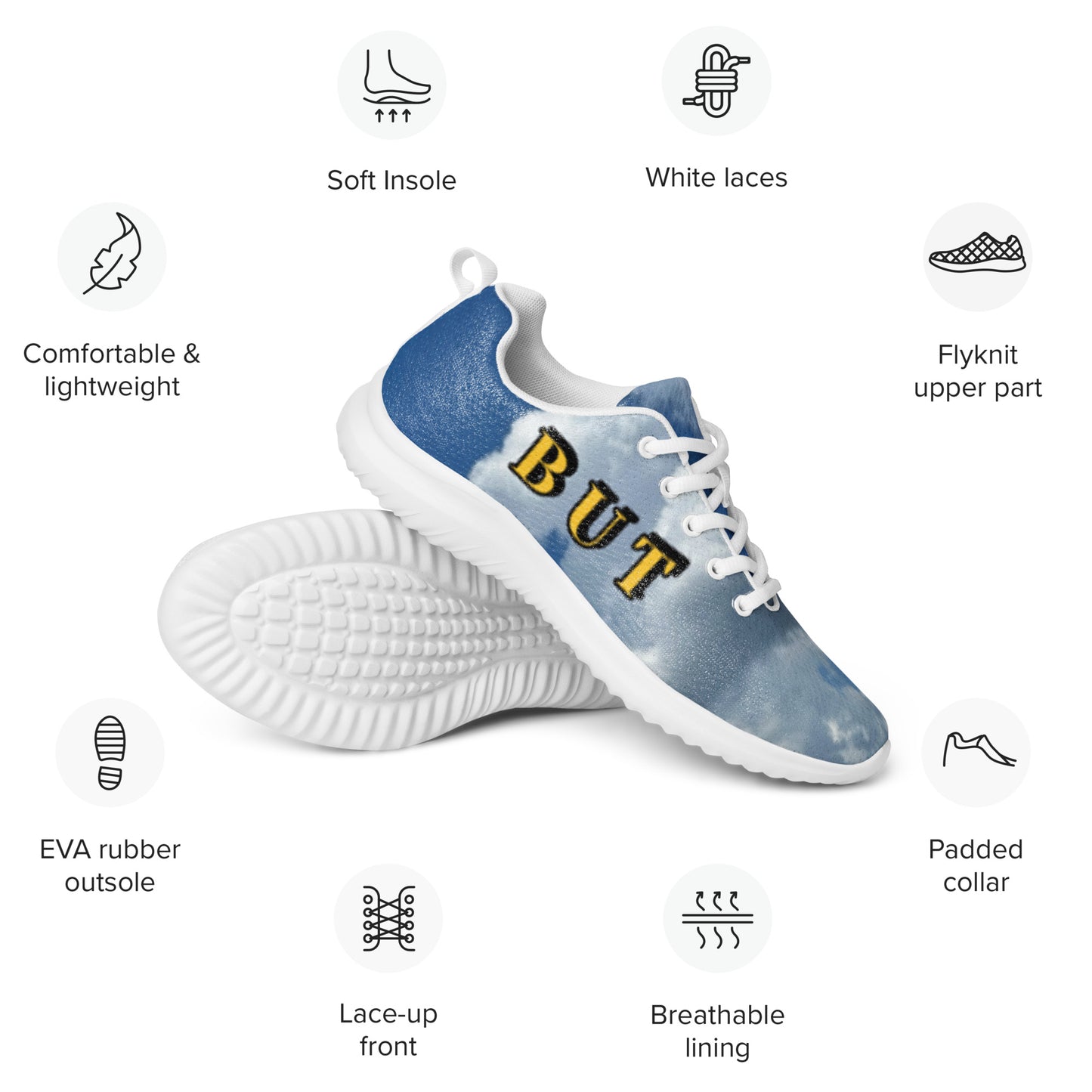 But God Custom Men’s athletic shoes