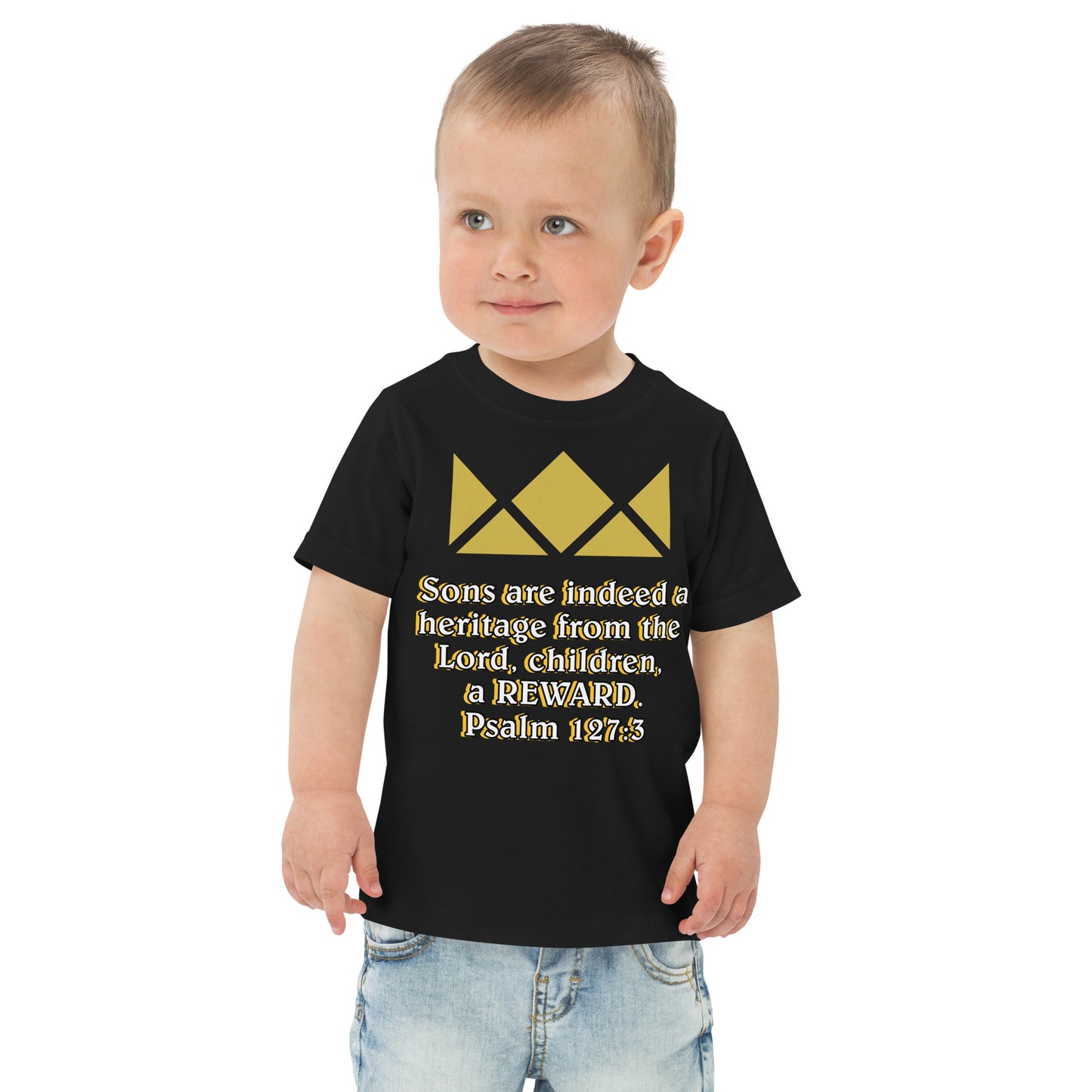 Toddler jersey tee- Psalm 127:3