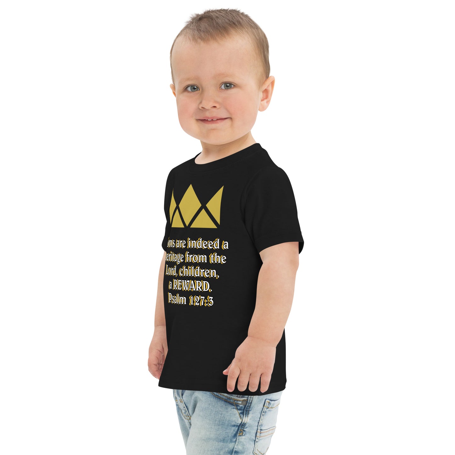 Toddler jersey tee- Psalm 127:3