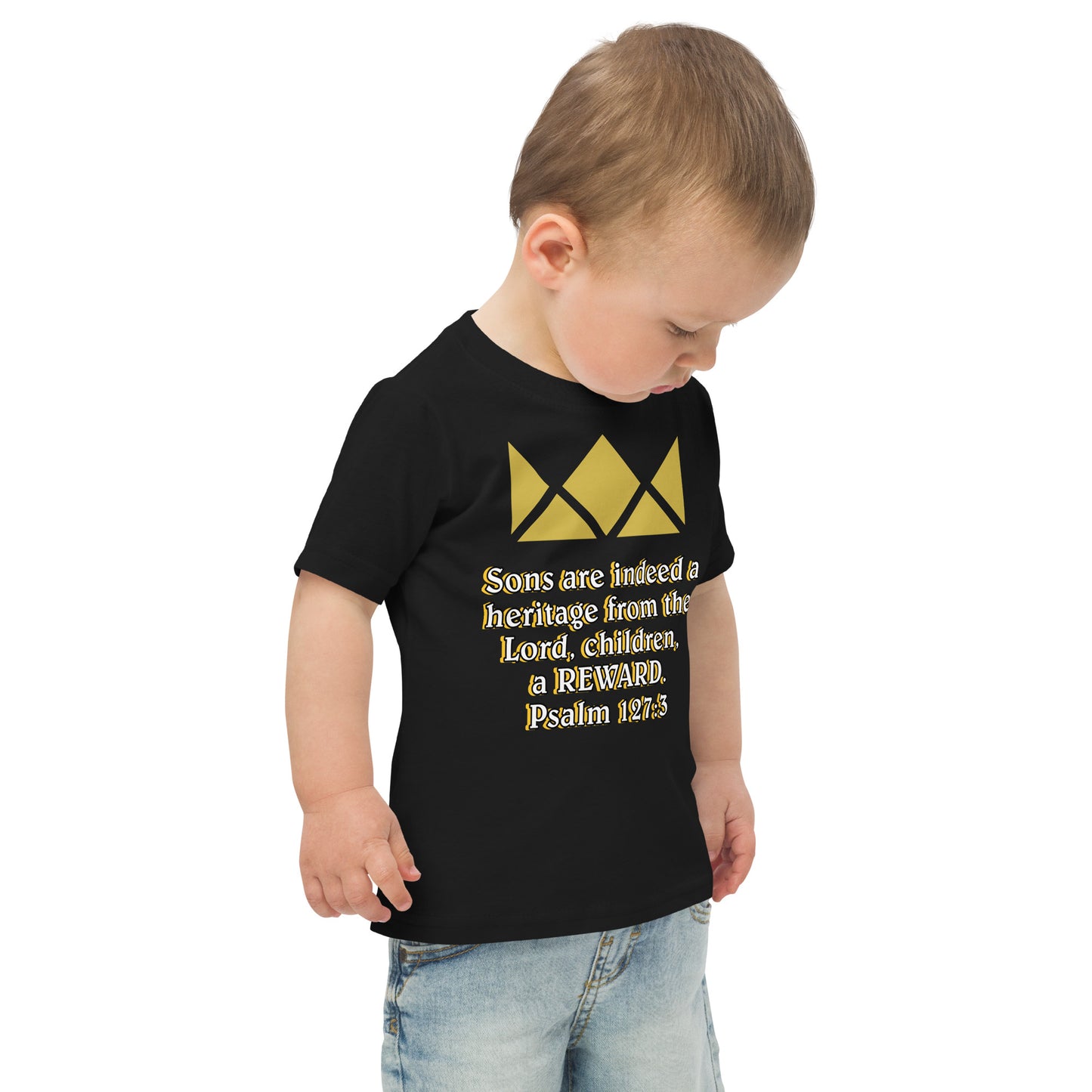 Toddler jersey tee- Psalm 127:3