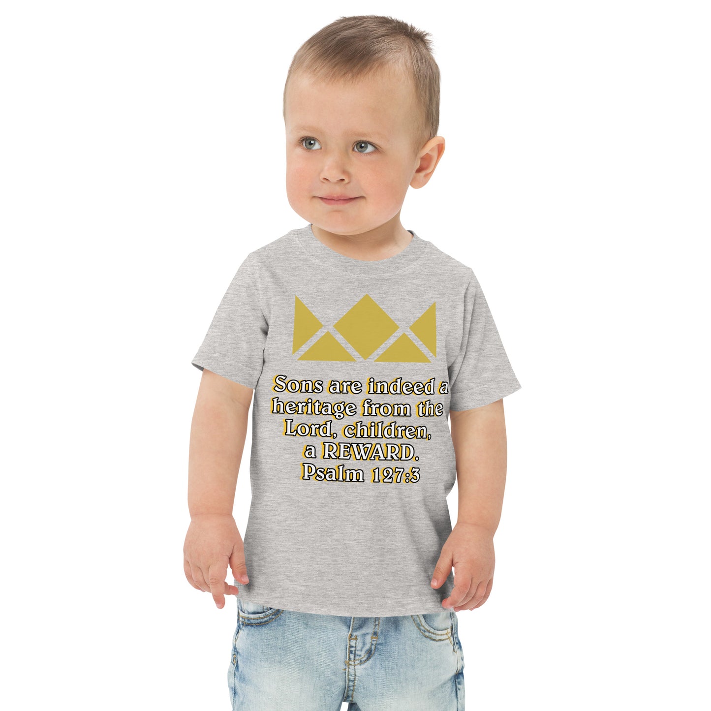 Toddler jersey tee- Psalm 127:3