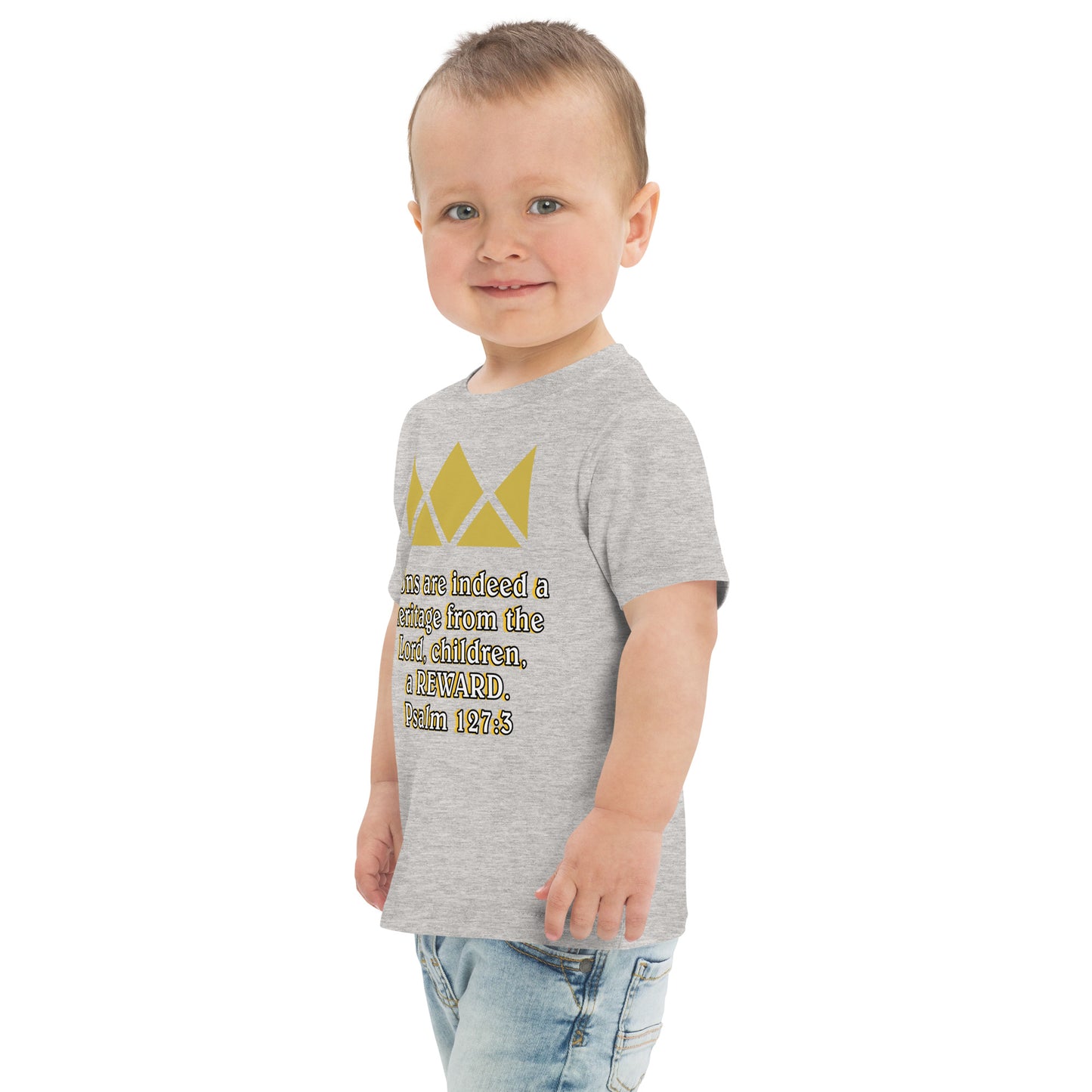 Toddler jersey tee- Psalm 127:3
