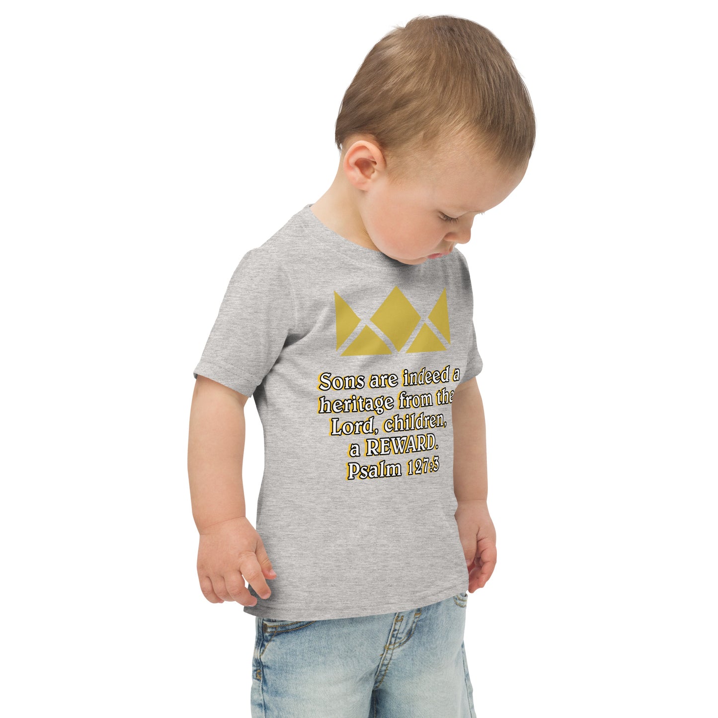 Toddler jersey tee- Psalm 127:3