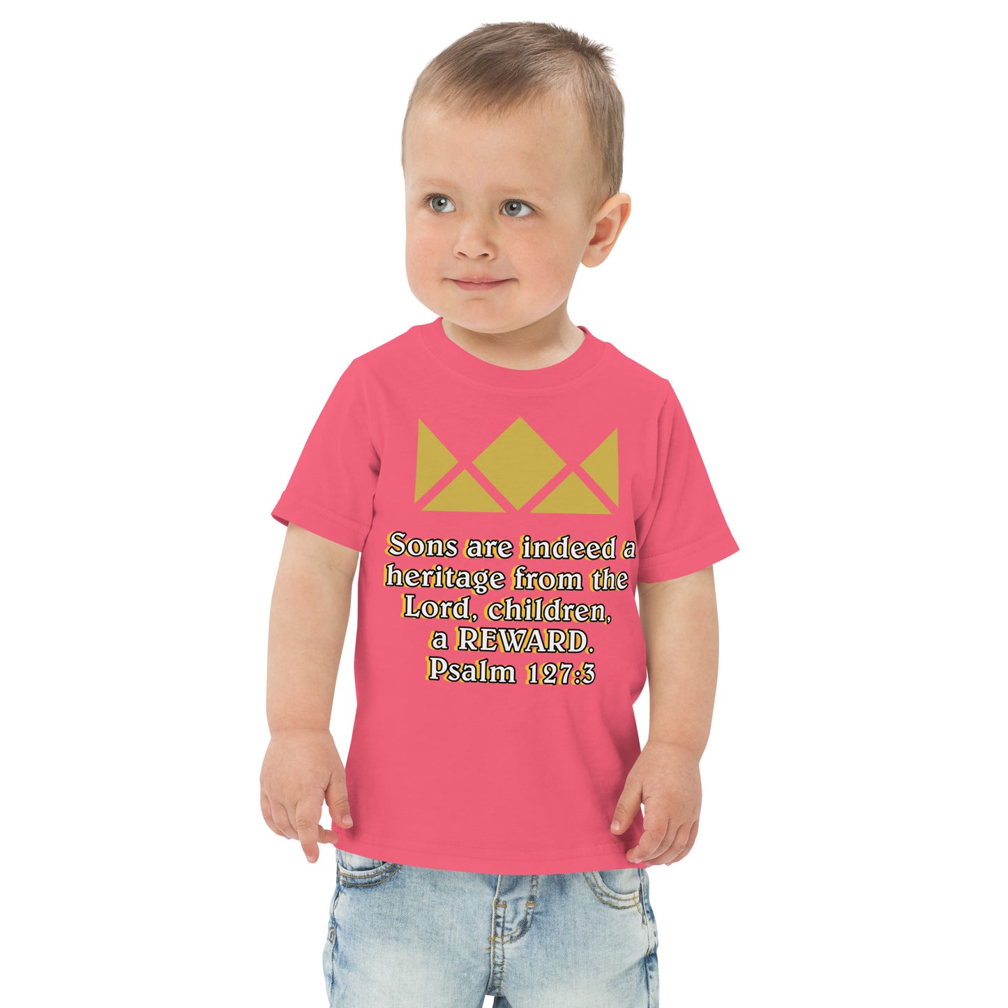 Toddler jersey tee- Psalm 127:3