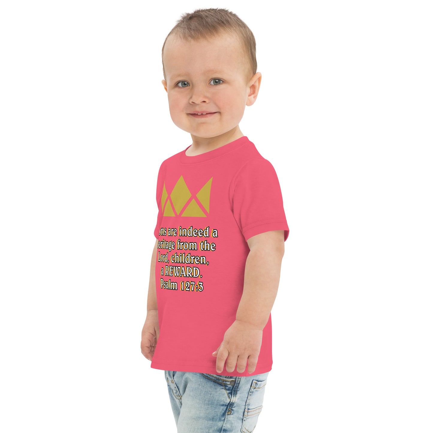 Toddler jersey tee- Psalm 127:3