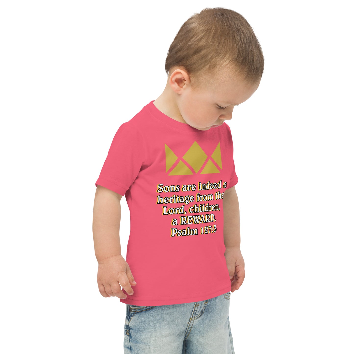 Toddler jersey tee- Psalm 127:3