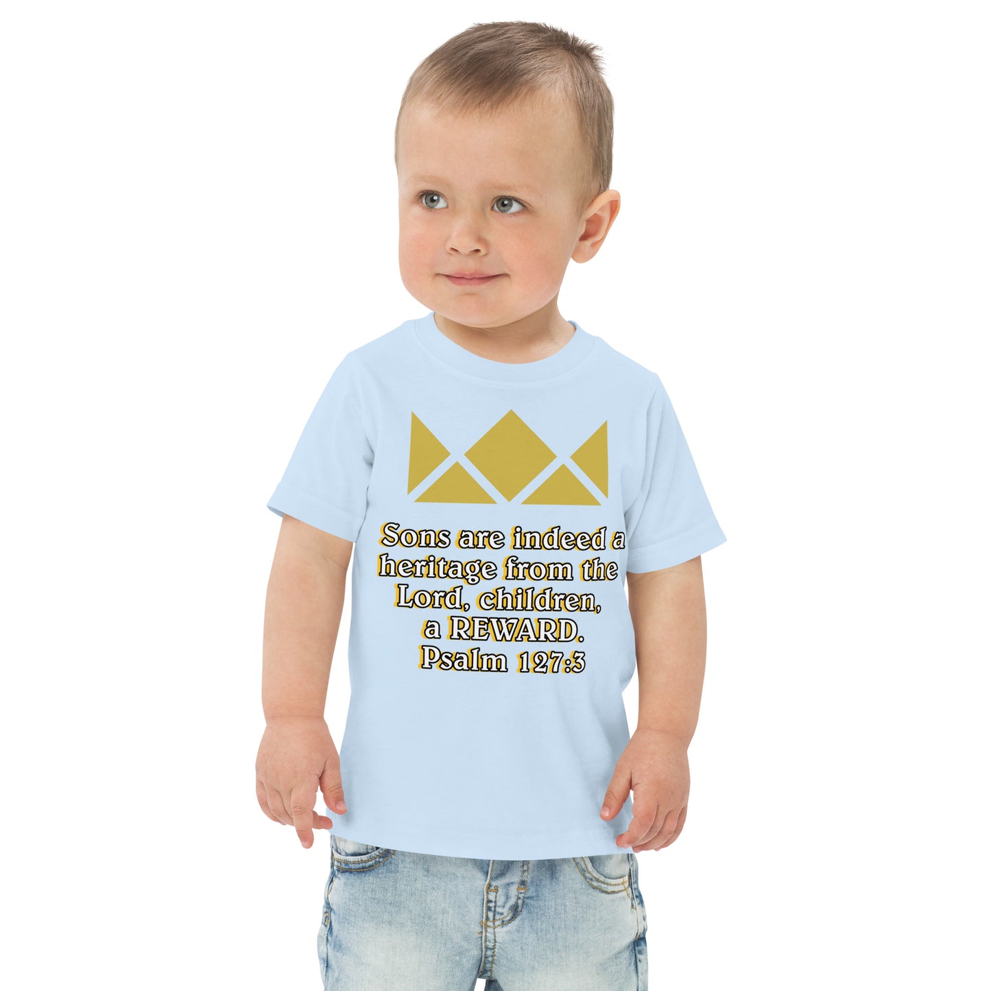 Toddler jersey tee- Psalm 127:3
