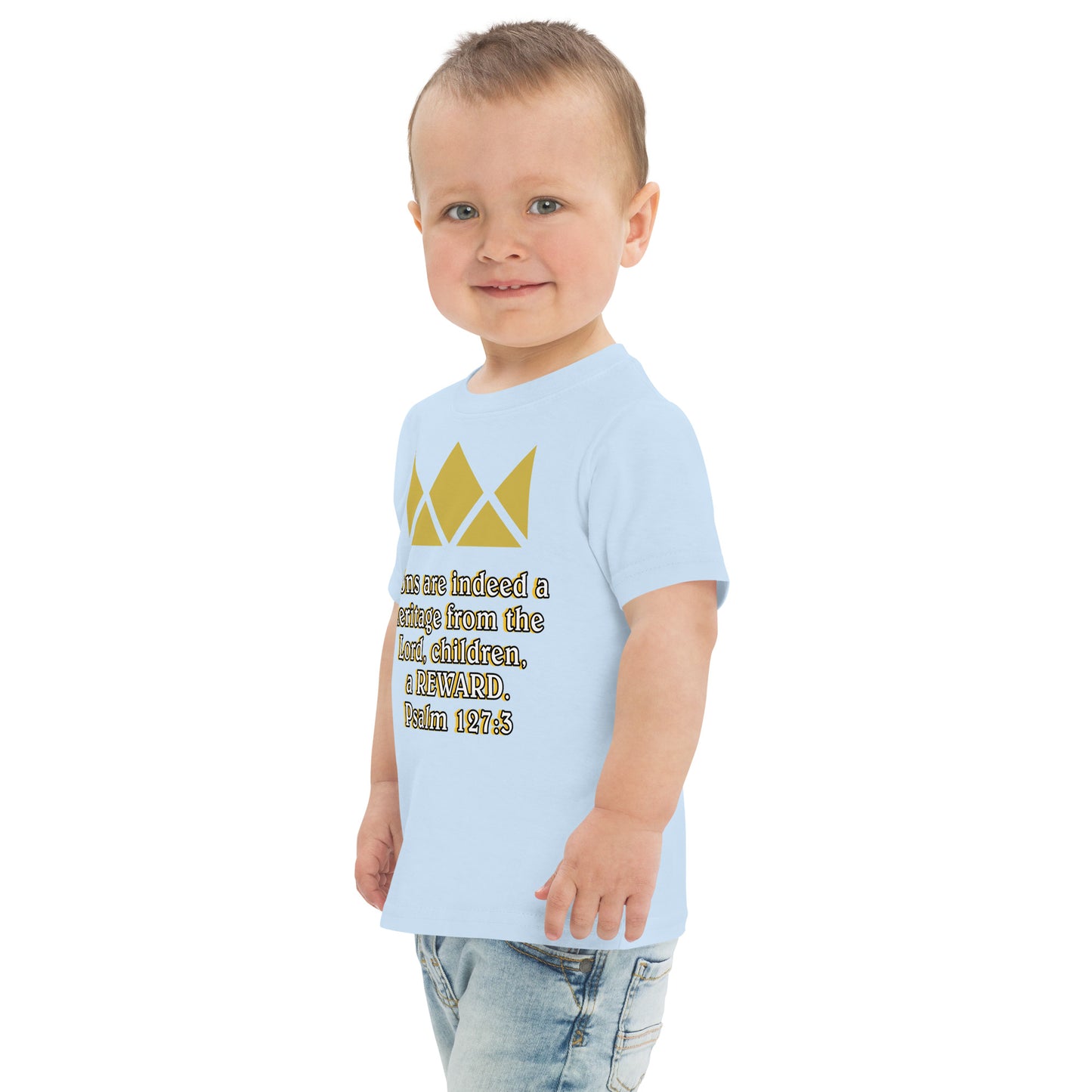 Toddler jersey tee- Psalm 127:3