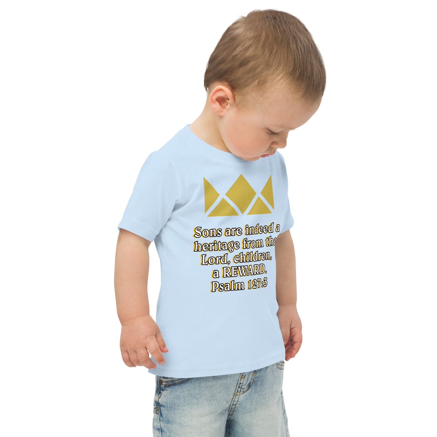 Toddler jersey tee- Psalm 127:3