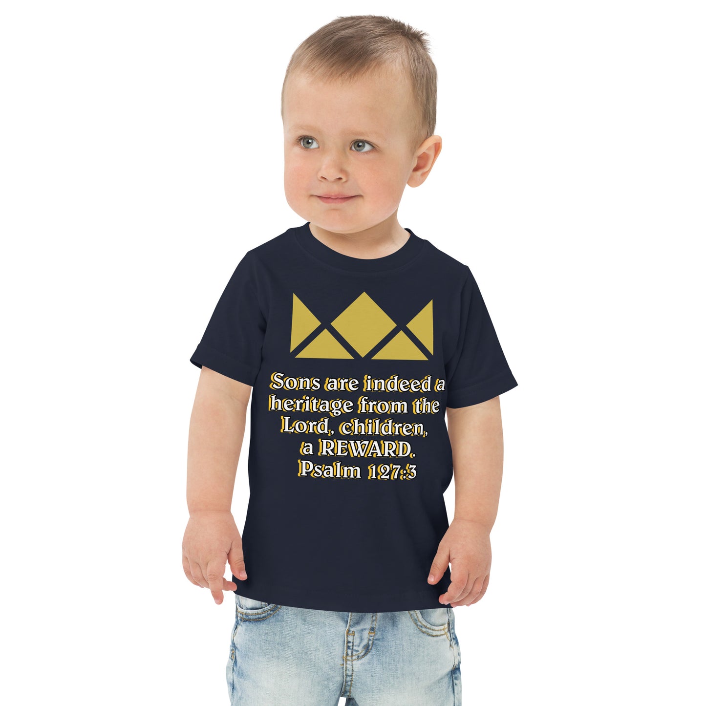 Toddler jersey tee- Psalm 127:3
