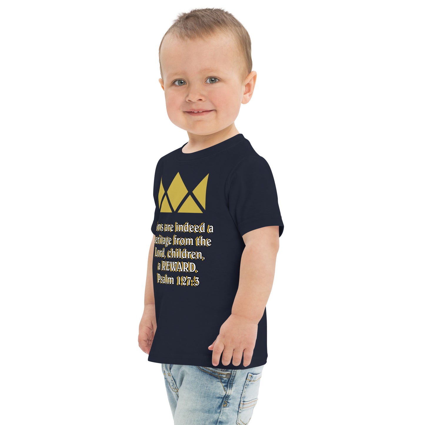 Toddler jersey tee- Psalm 127:3