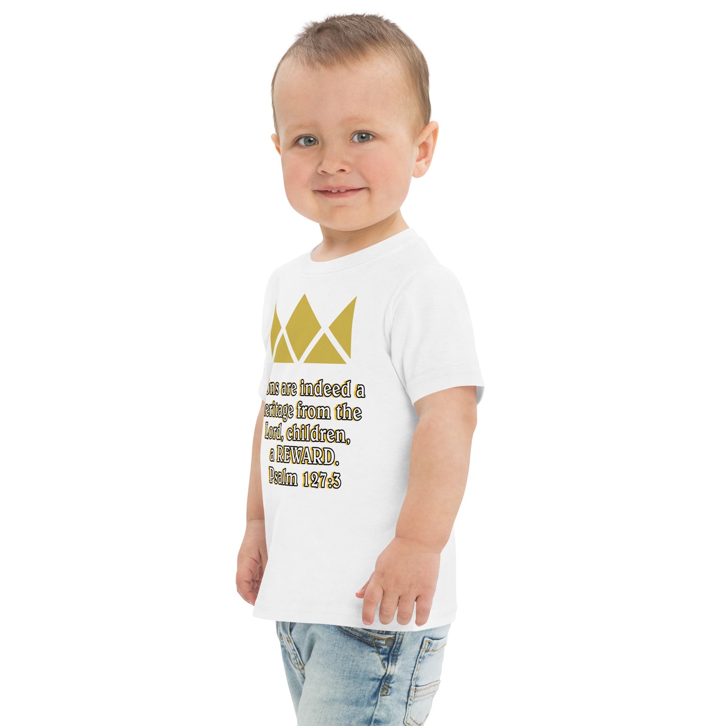 Toddler jersey tee- Psalm 127:3