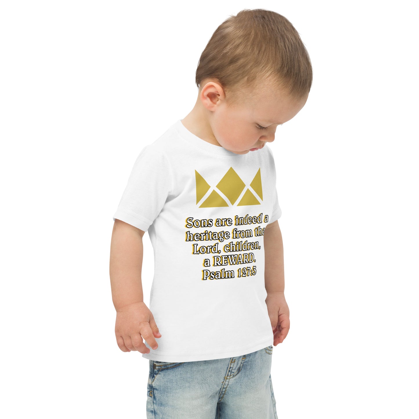 Toddler jersey tee- Psalm 127:3