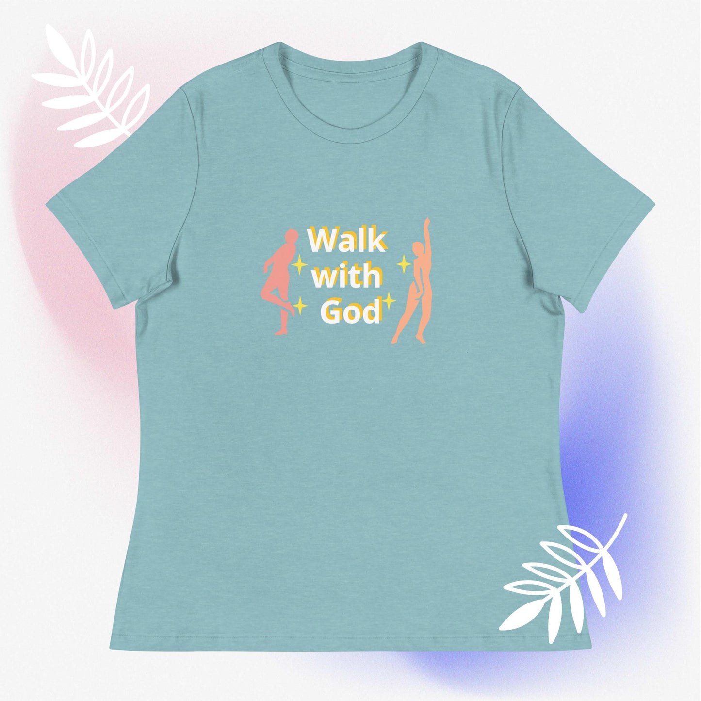 (Walk With God) Women's Relaxed Tee