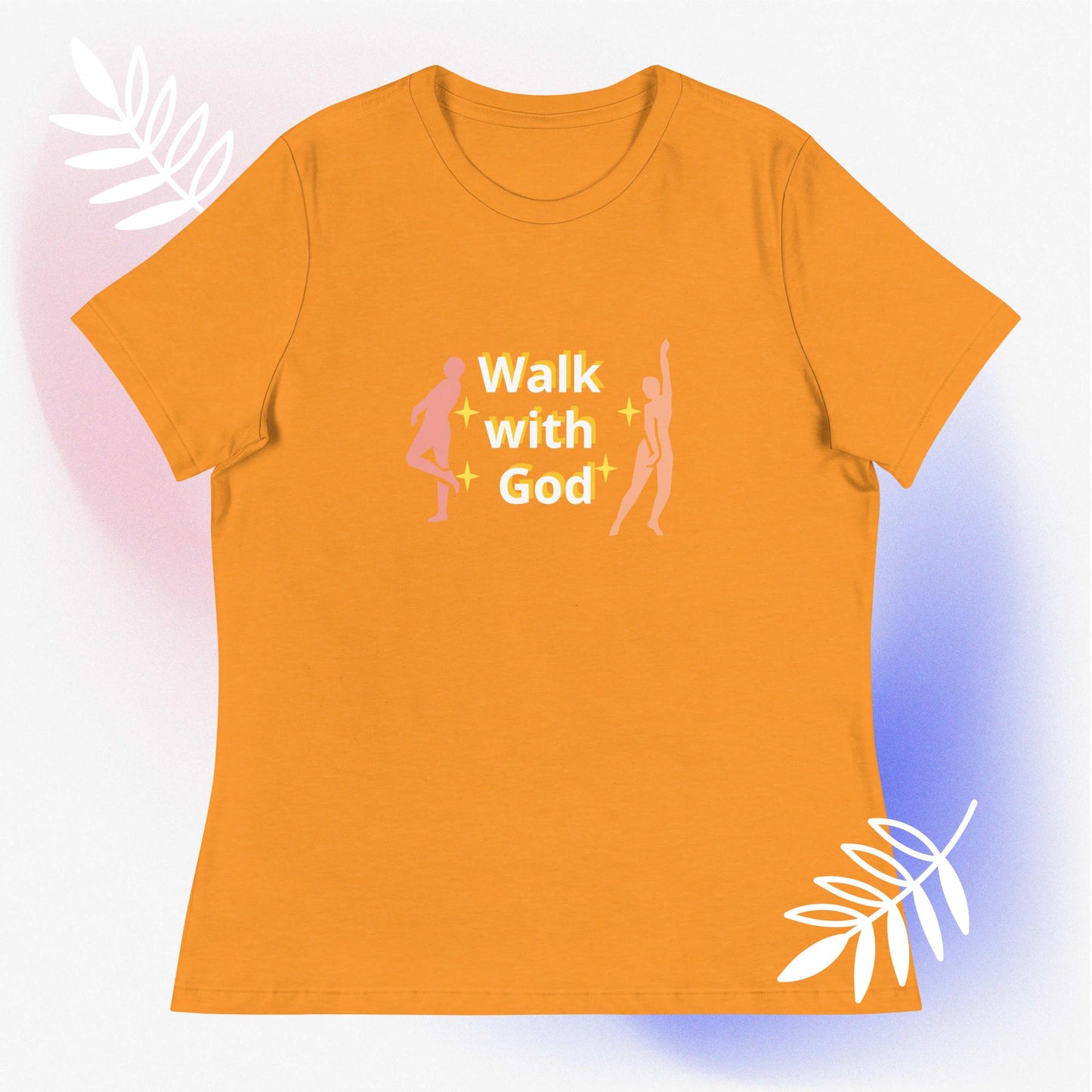 (Walk With God) Women's Relaxed Tee