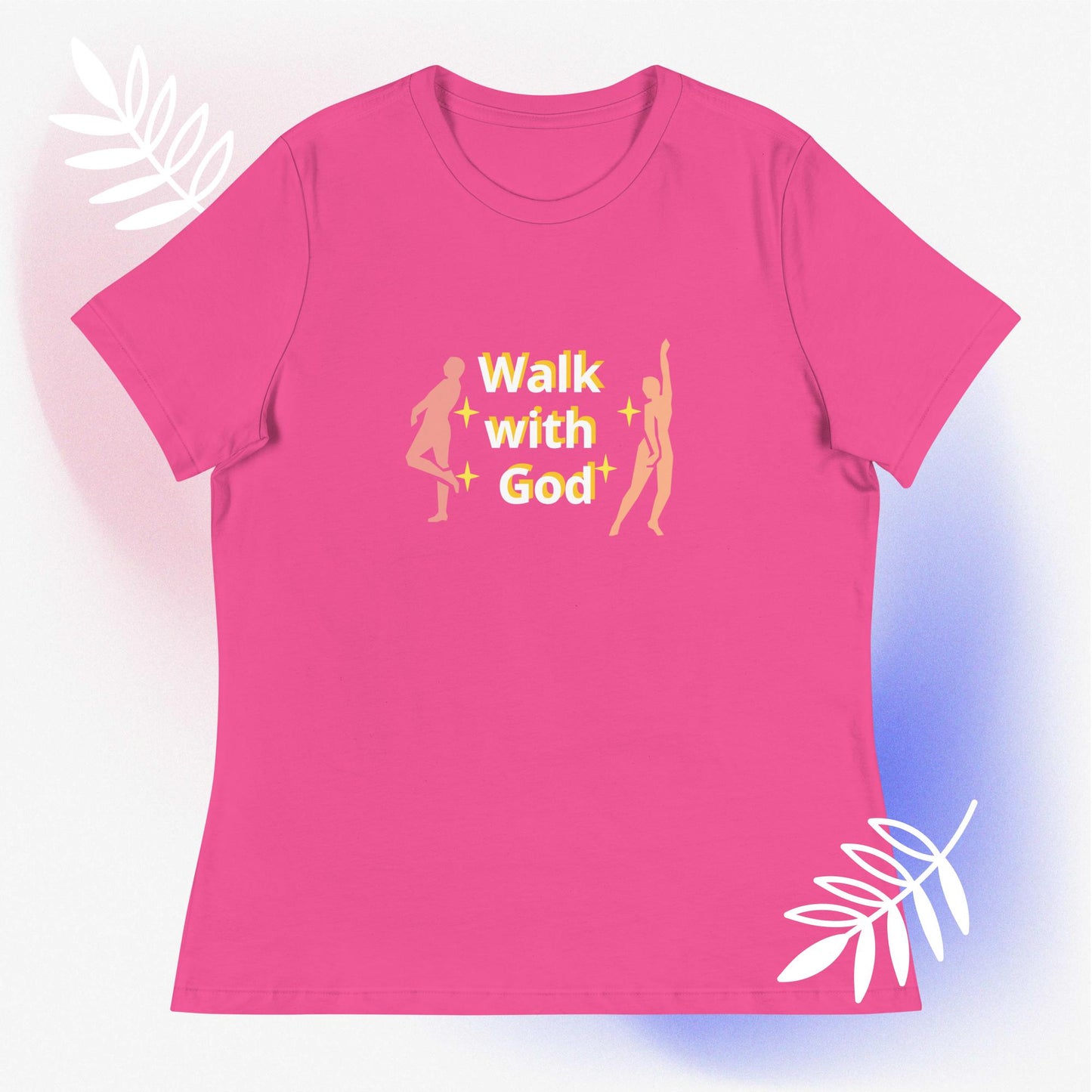 (Walk With God) Women's Relaxed Tee