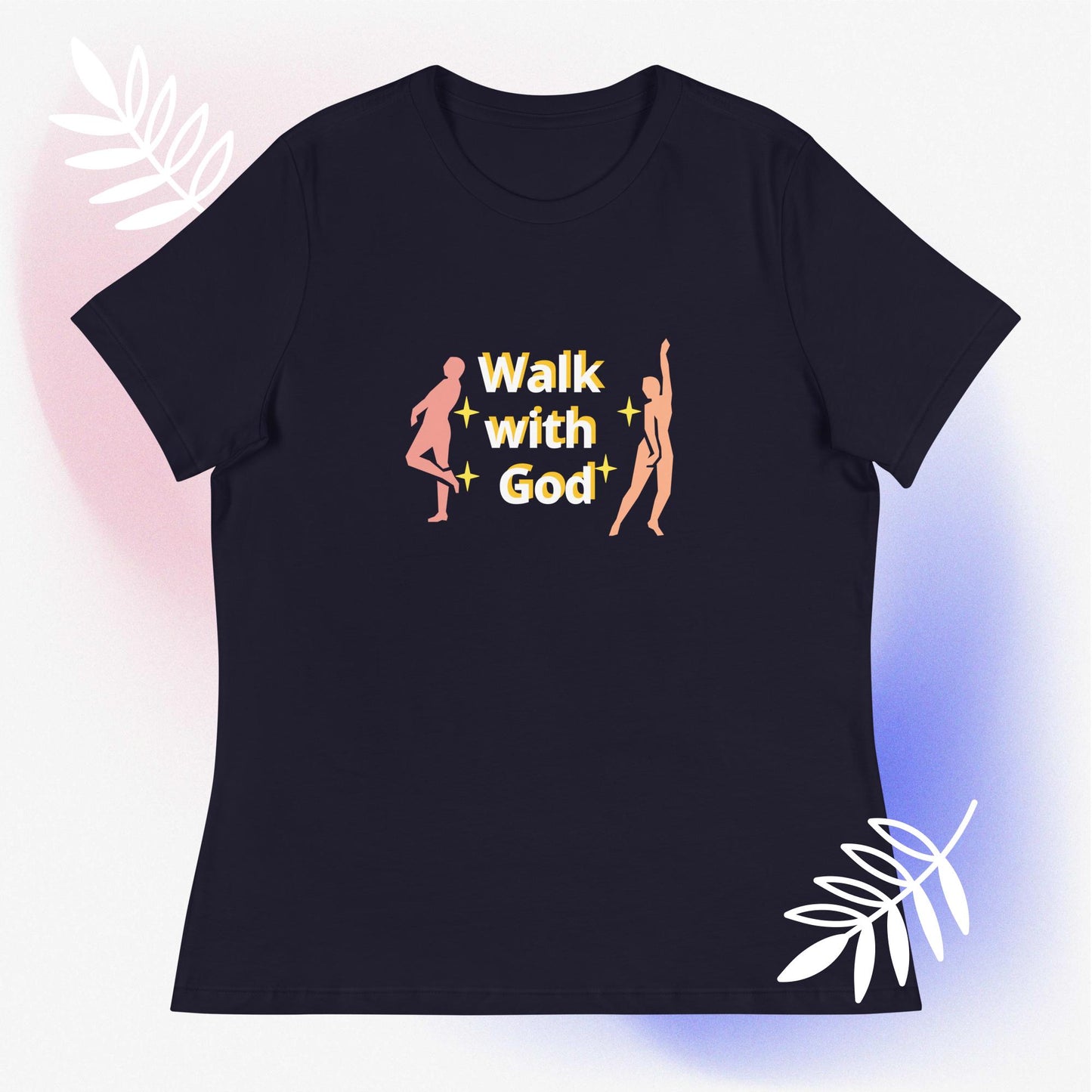 (Walk With God) Women's Relaxed Tee