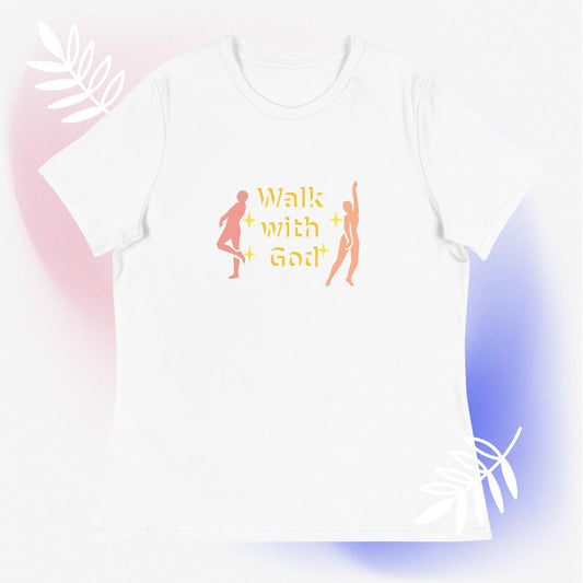 (Walk With God) Women's Relaxed Tee